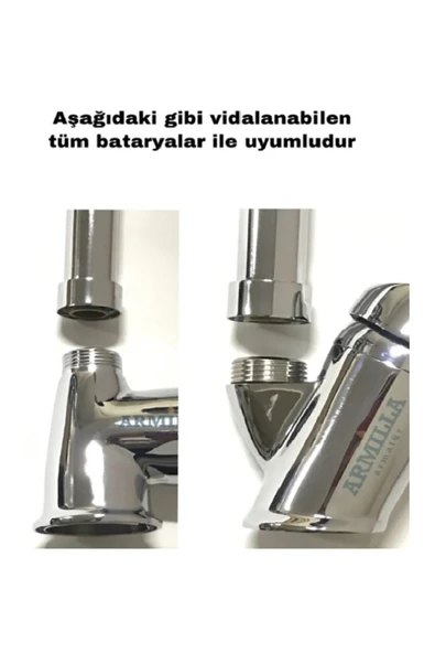 Kuğu Mix Eviye Mutfak Batarya Borusu (YEDEK BORU STANDART) - 2