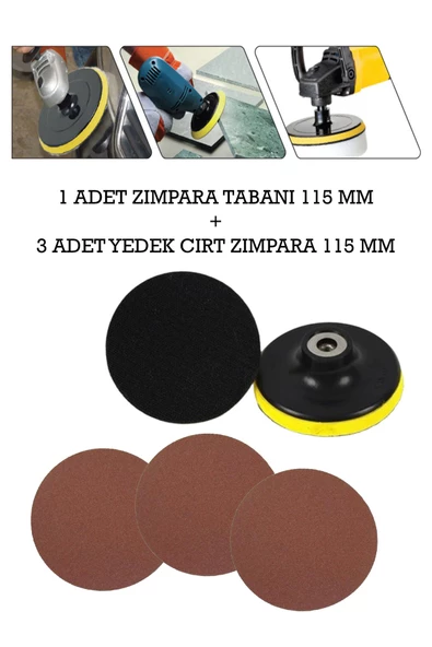 Cırt Disk Zımpara Takımı 115 mm