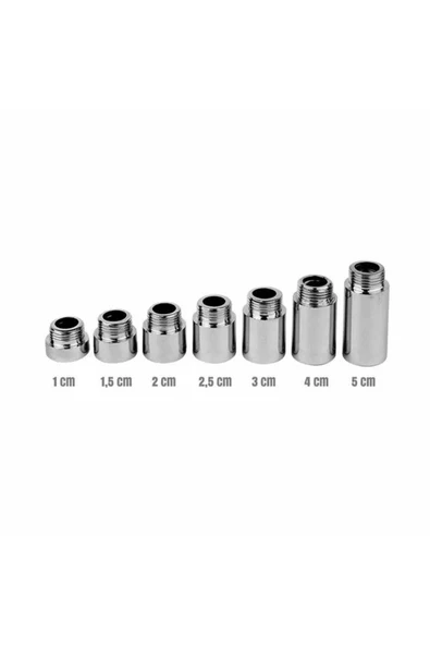 Krom Uzatma 4 Cm 1/2 Musluk Uzatma 1/2 - 5
