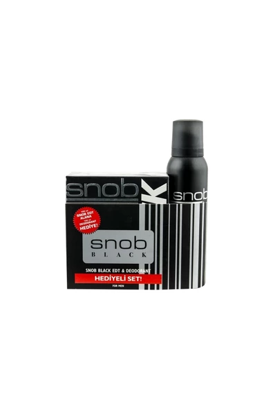 Black Erkek Parfüm Seti 100ml Edt + 150ml Snop Deodorant prfmset146148