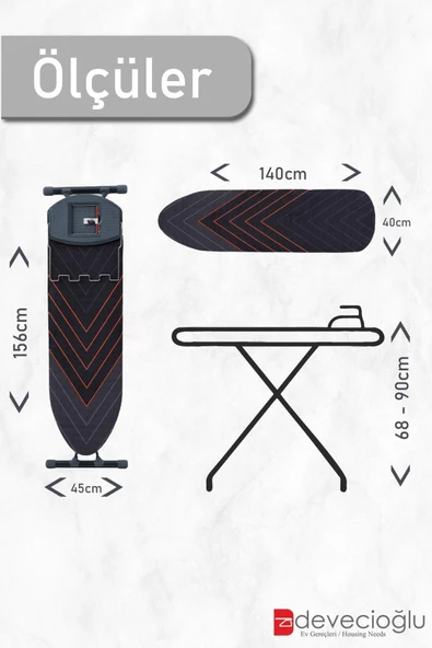 Harbinger Yeni Nesil StrongBoard Ütü Masası MM149 - 2
