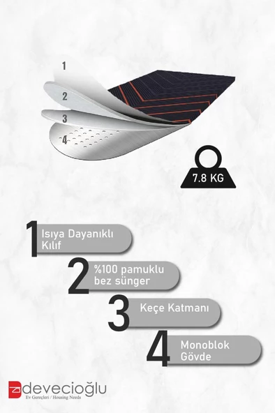 Harbinger Yeni Nesil StrongBoard Ütü Masası MM149 - 5