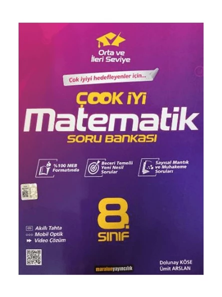 Maraton Yayıncılık 8. Sınıf Çook İyi Matematik Soru Bankası