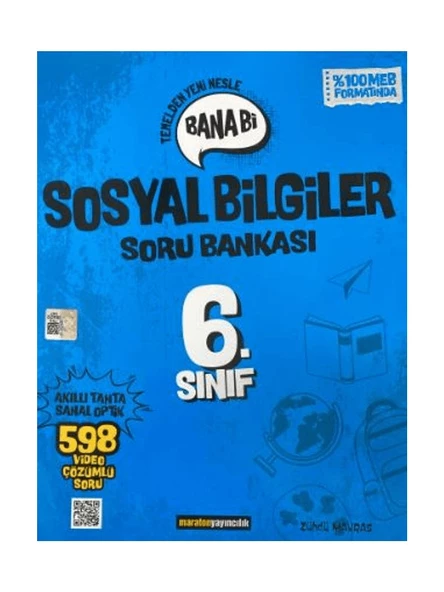 Maraton Yayıncılık 6. Sınıf Bana Bi Sosyal Bilgiler Soru Bankası - Zühdü Mavras