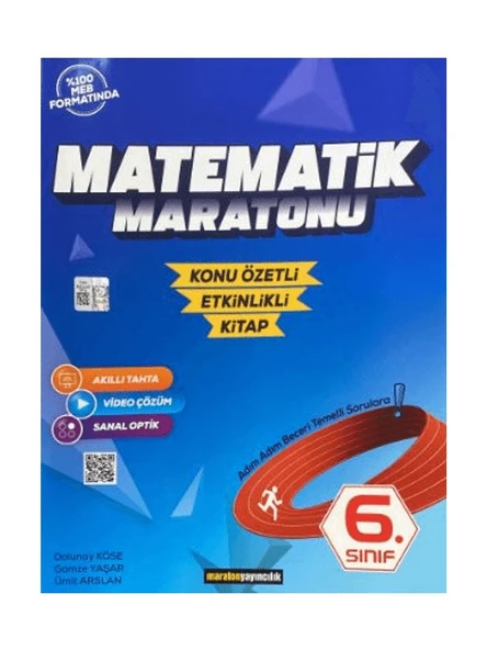 Maraton Yayıncılık 6. Sınıf Matematik Maratonu Konu Özetli Etkinlikli Kitap - Dolunay Köse