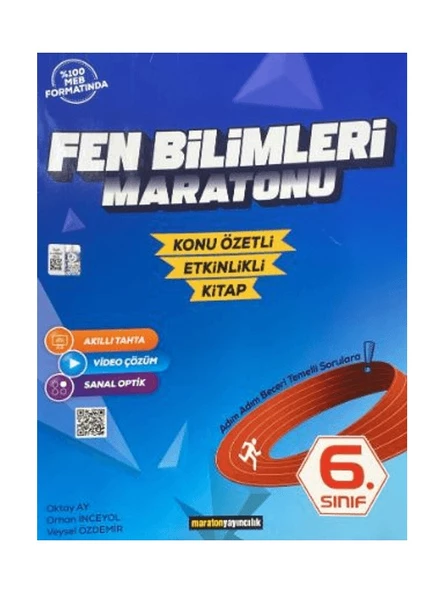 Maraton Yayıncılık 6. Sınıf Fen Bilimleri Maratonu Konu Özetli Etkinlikli Kitap - Oktay Ay