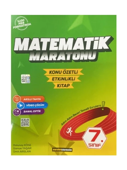 Maraton Yayıncılık 7. Sınıf Matematik Maratonu Konu Özetli Etkinlikli Kitap - Dolunay Köse