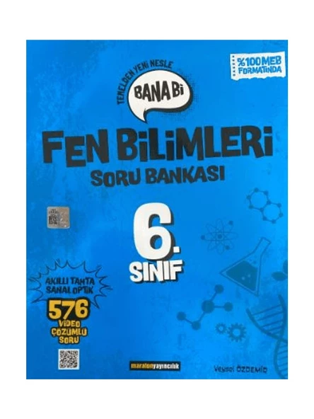 Maraton Yayıncılık 6. Sınıf Bana Bi Fen Bilimleri Soru Bankası - Veysel Özdemir