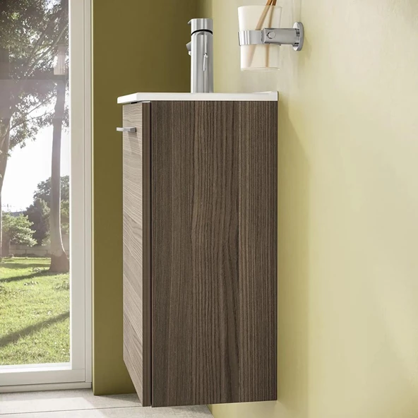 VitrA Mia 69581 Banyo Dolabı Takımı Seti Kapaklı 40 cm Cordoba - 2