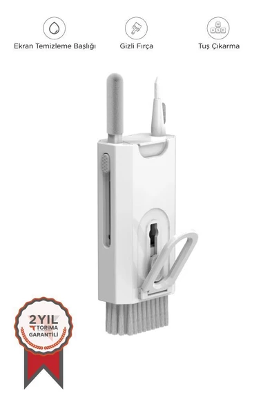 Torima MCB-01 Sprey Depolu 8in1 Bilgisayar ,Klavye ,Kulaklık ,Mouse ,Ekran ,Telefon Temizleme Fırça Seti - 2