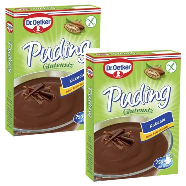 Dr.Oetker Glutensiz Kakaolu Puding 2 x 147 g 2 li Set