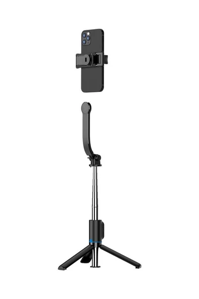 Torima C01 Çok Amaçlı Tripod Kumandalı Selfie Çubuğu Siyah - Resim 2
