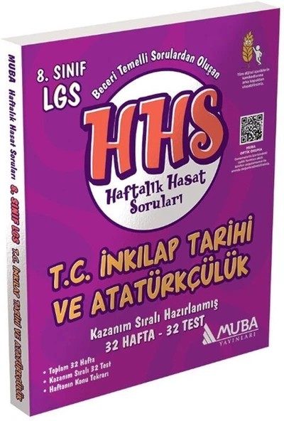 Muba Yayınları LGS 8. Sınıf T.C. İnkılap Tarihi ve Atatürkçülük Haftalık Hasat Soruları - Resim 2