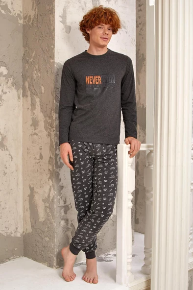 Gd Goldoremi 5324 Erkek Uzun Kollu Pijama Takımı - 2