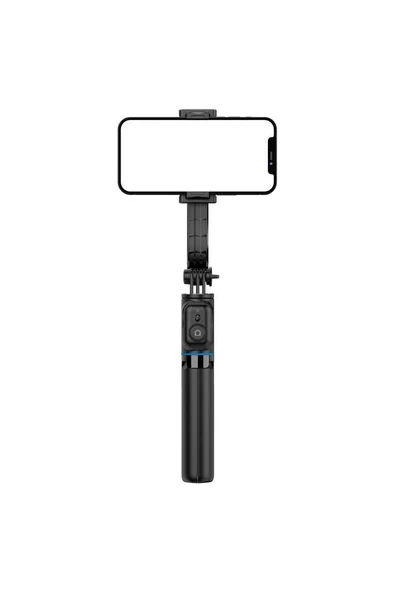 Torima C01 Çok Amaçlı Tripod Kumandalı Selfie Çubuğu Siyah - Resim 3