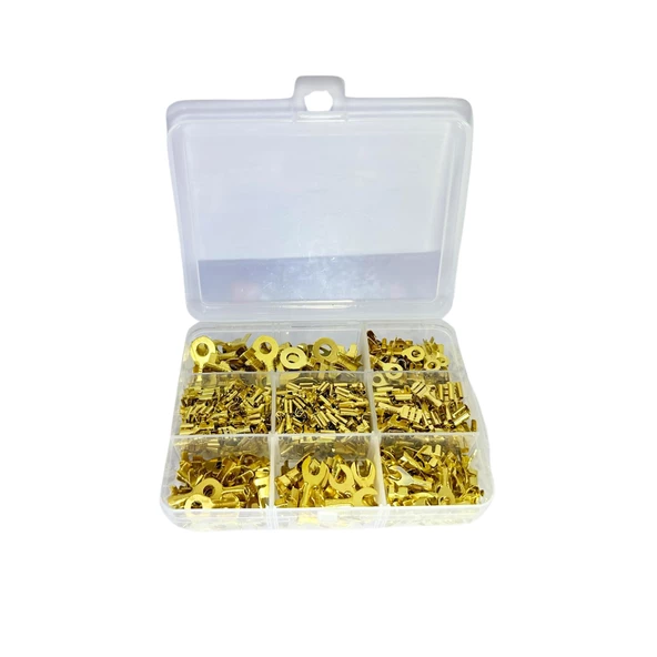 Stronger 500 Parça Terminal Yuvarlak Çatal ve Mini Uçlu Pabuç Seti - 2