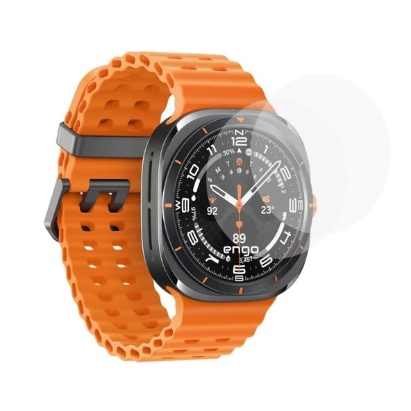 Samsung Galaxy Watch Ultra 47mm Uyumlu 3 Adet Şeffaf Ekran koruyucu Nano Jelatin - Resim 2