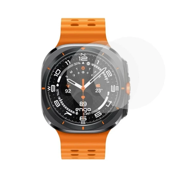 Samsung Galaxy Watch Ultra 47mm Uyumlu 3 Adet Şeffaf Ekran koruyucu Nano Jelatin