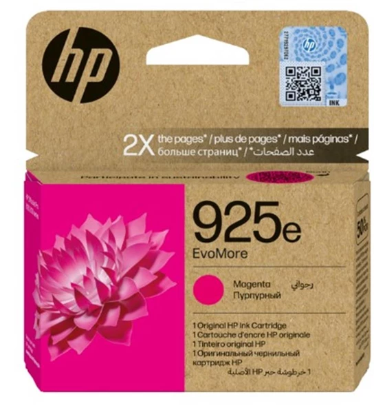 HP 925E Magenta Kırmızı Kartuş 4K0W1PE ürün görseli 1