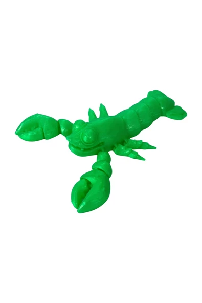 3D Hareketli Istakoz Figürlü Oyuncak - Neon Yeşili ürün görseli 1