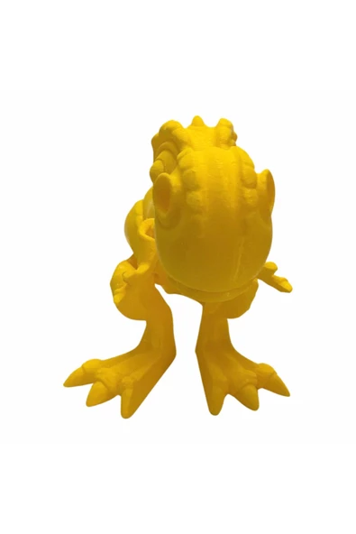 3D Hareketli T-rex Oyuncak - Sarı - Resim 4