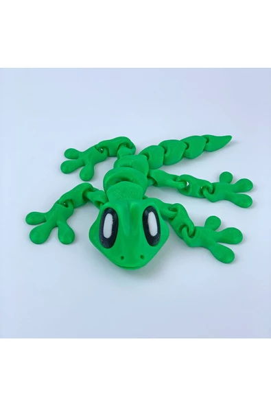 3d Hareketli Gecko Kertenkele Figürlü Oyuncak - Yeşil ürün görseli 1