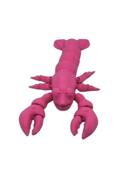 3d Hareketli Istakoz Figürlü Oyuncak - Pembe - Resim 7