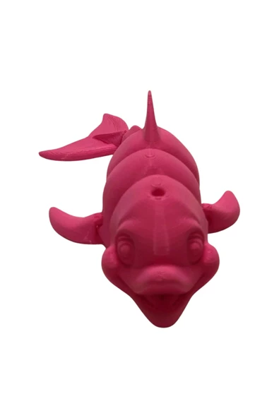 3D Hareketli Gülen Yunus Figürlü Oyuncak - Pembe - Resim 7