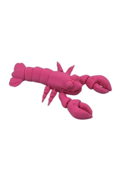 3d Hareketli Istakoz Figürlü Oyuncak - Pembe - Resim 3