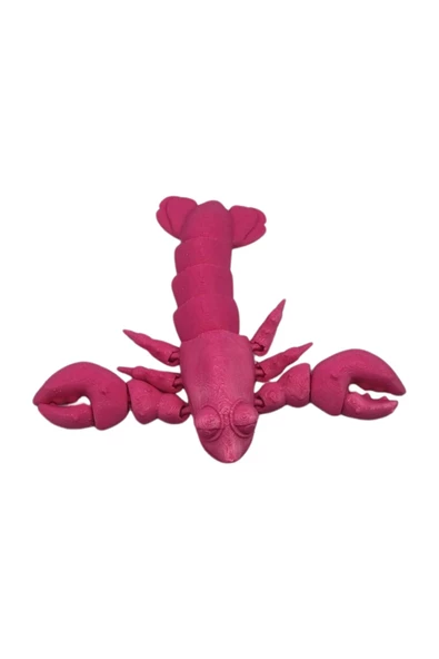 3d Hareketli Istakoz Figürlü Oyuncak - Pembe - Resim 4