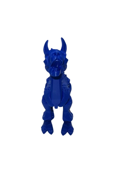 3D Hareketli Oyuncak Lama - Lacivert - Resim 2