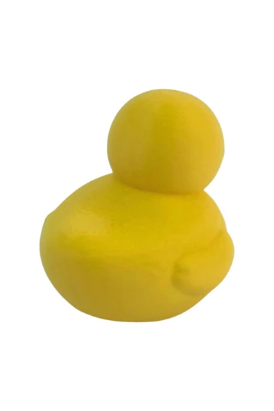 3D Minik Sevimli Yüzen Ördek Model Oyuncak - Sarı - Resim 7