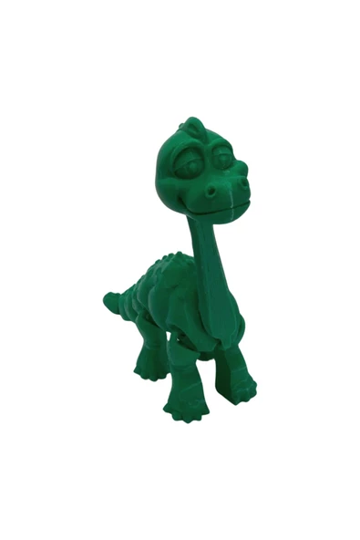3D Hareketli Oyuncak Brakiyozor (Brachiosaurus) Dinozor - Yeşil - Resim 6