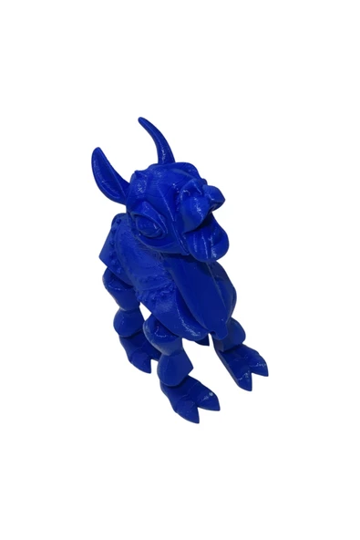 3D Hareketli Oyuncak Lama - Lacivert - Resim 3