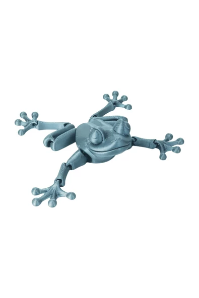 3d Hareketli Kurbağa Figürlü Oyuncak - Gri - Resim 6