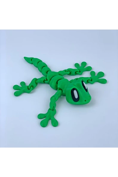 3d Hareketli Gecko Kertenkele Figürlü Oyuncak - Yeşil - Resim 3