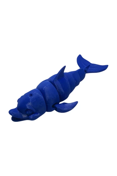 3D Hareketli Gülen Yunus Figürlü Oyuncak - Lacivert - Resim 5