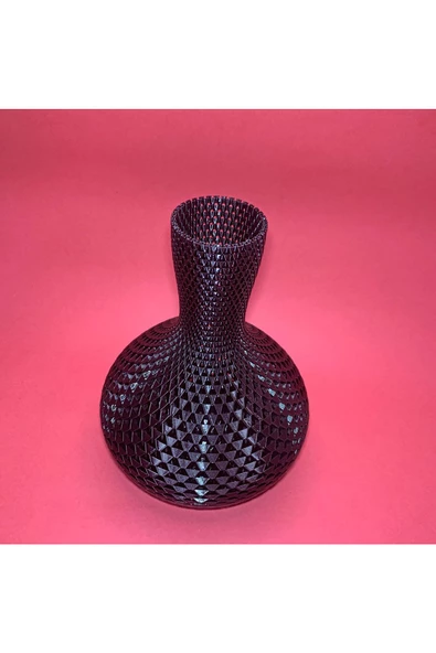 Origami Dekor Vazo - Siyah - 3