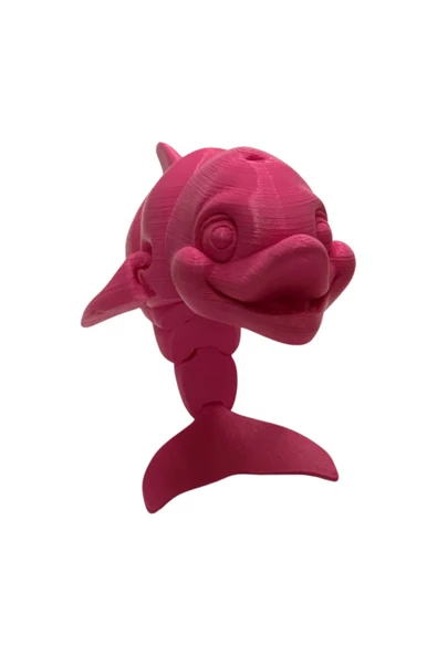 3D Hareketli Gülen Yunus Figürlü Oyuncak - Pembe - Resim 6