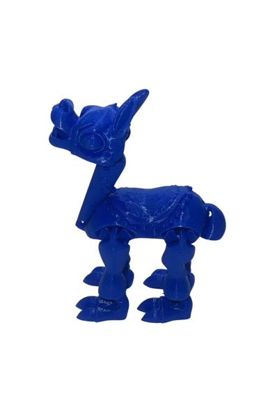 3D Hareketli Oyuncak Lama - Lacivert - Resim 5