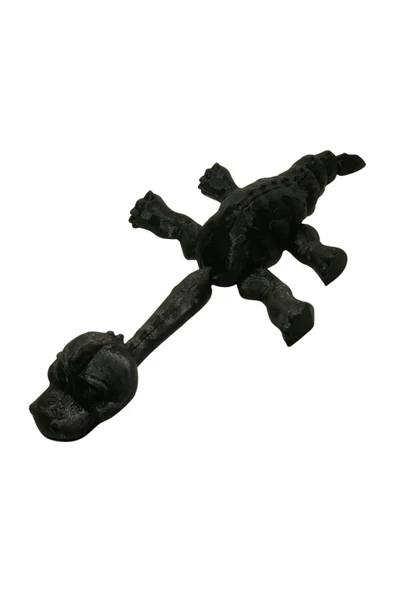 3D Hareketli Oyuncak Brakiyozor (Brachiosaurus) Dinozor - Siyah ürün görseli 1