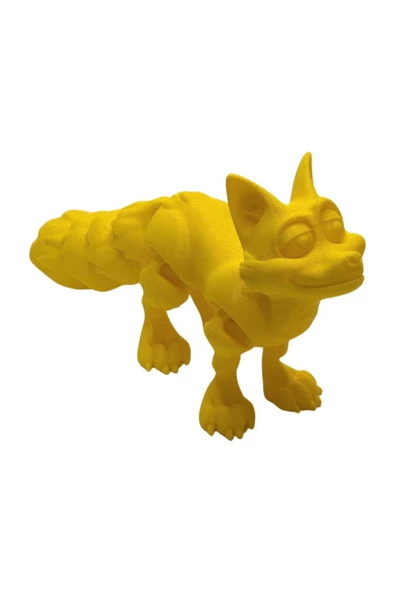 3D Hareketli Tilki Oyuncak - Sarı ürün görseli 1