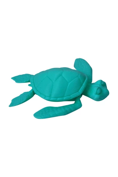 3D Hareketli Kaplumbağa Figürlü Oyuncak - Turkuaz ürün görseli 1