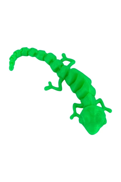 3D Hareketli Bukalemun Figürlü Oyuncak - Neon Yeşil ürün görseli 1