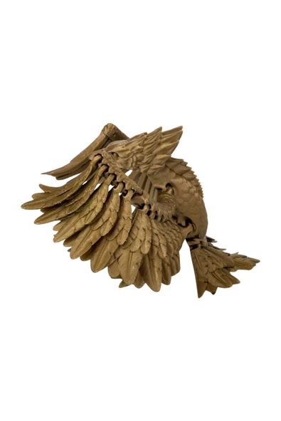 3D Hareketli Anka Kuşu Figürlü Oyuncak - A. Kahve - 4