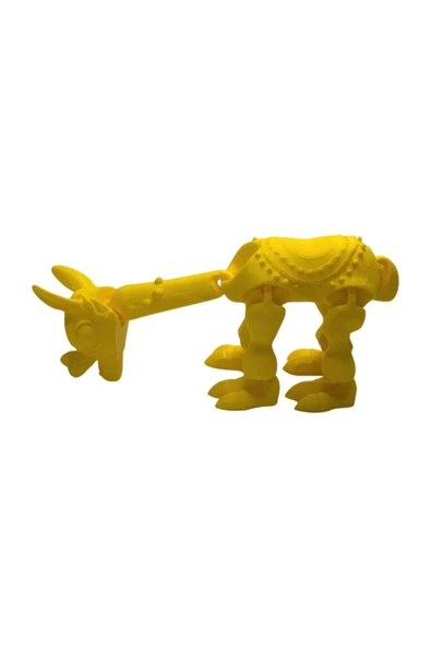 3D Hareketli Oyuncak Lama - Sarı - 5