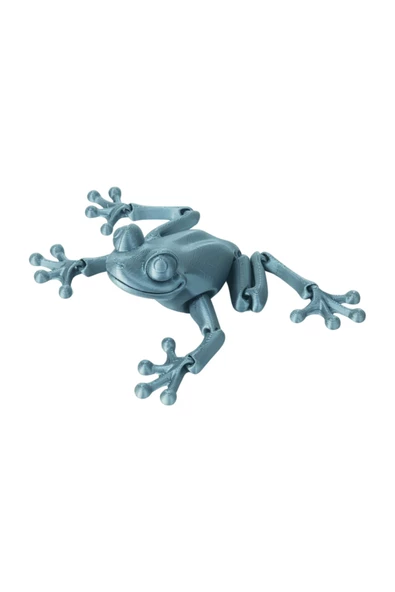 3d Hareketli Kurbağa Figürlü Oyuncak - Gri - Resim 3