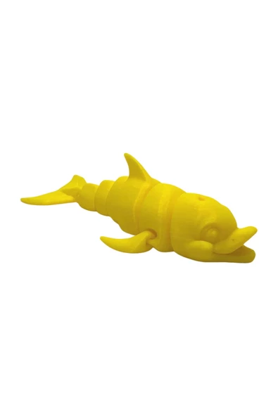 3D Hareketli Gülen Yunus Figürlü Oyuncak - Sarı ürün görseli 1