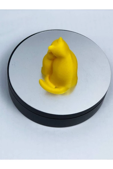 3d Anne Ve Yavru Kedi Figürlü Biblo / Oyuncak - 4