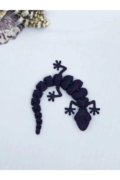 3d Hareketli Oyuncak Kertenkele- Mor - Resim 7